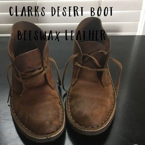 Clark’s Desert Boots - Beeswax leather, distressed